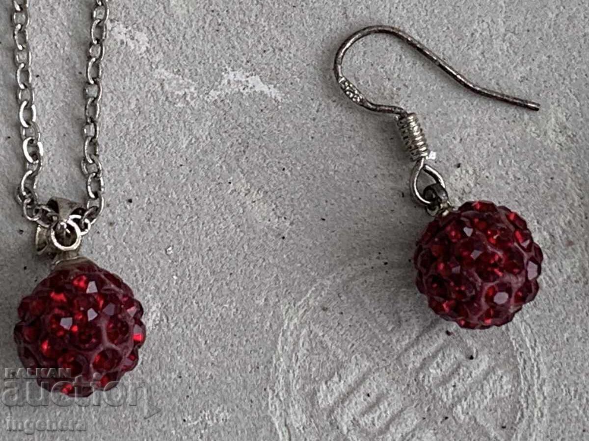 Аукцион КОМПЛЕКТ ОБЕЦИ КОЛИЕ ГЕРДАН СРЕБРО 925 НОВО