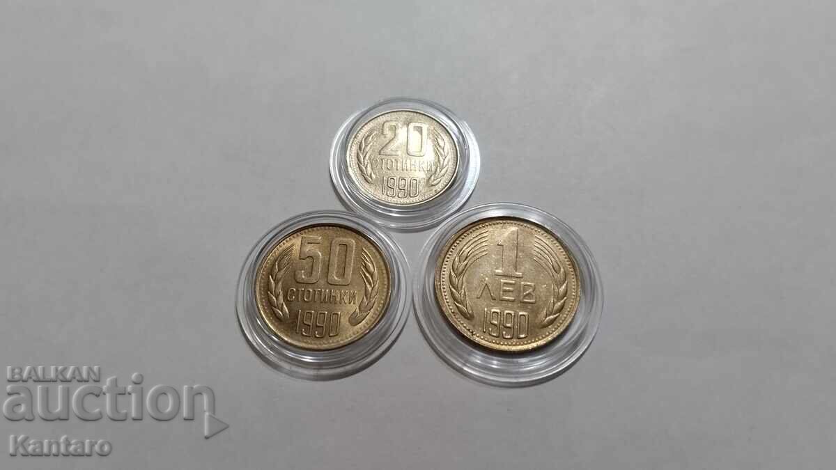Livrarea Monedă - BULGARIA - LOT COMPLET - 1990 - EXCELENT