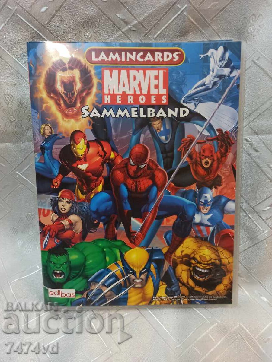 Album de colecție pentru carduri Marvel, Marvel 2008 Album de colecție pentru carduri Marvel, Marvel 2008