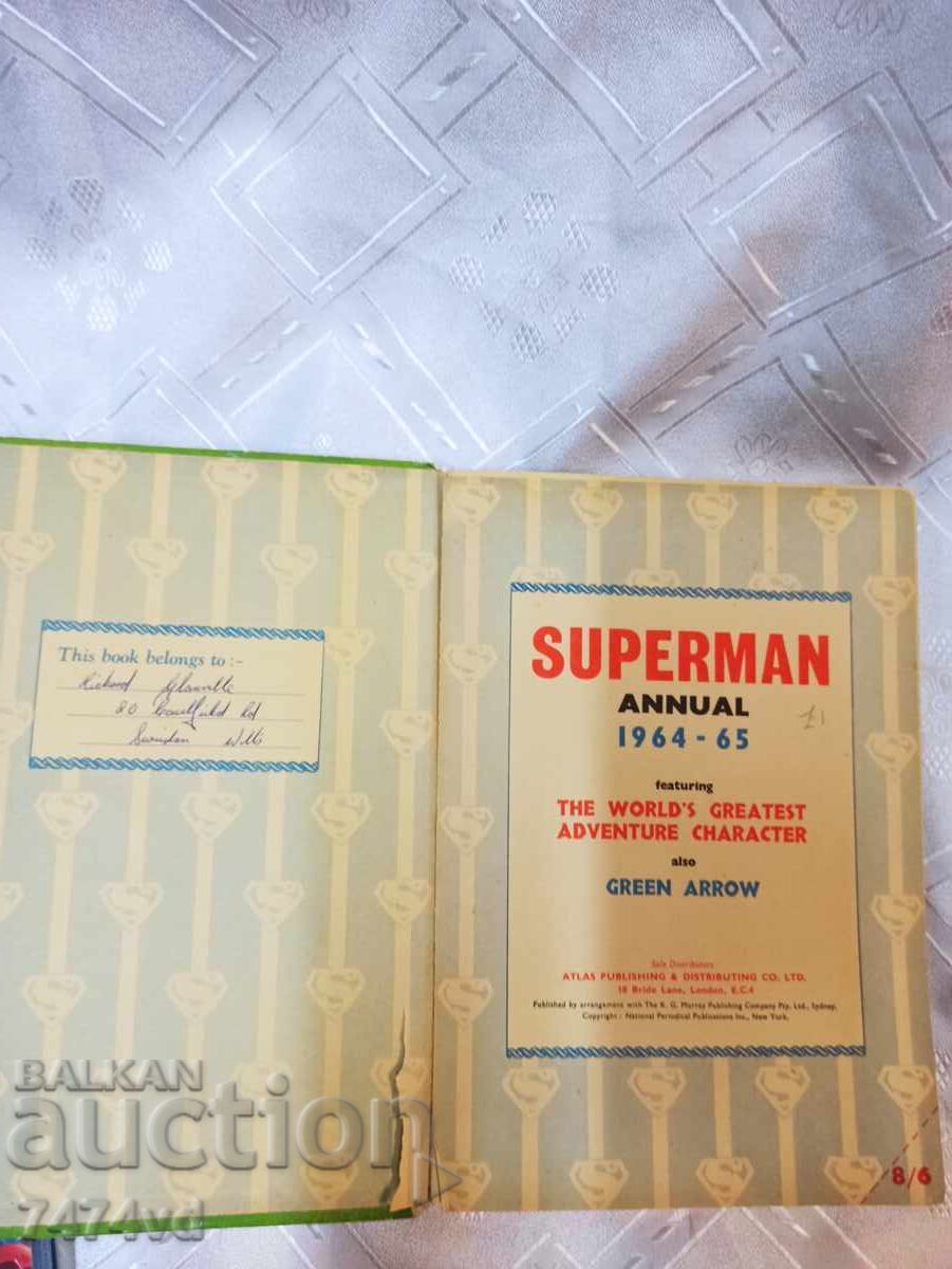 RARE EDITION - Superman Annual - 1964 - ATLAS with price 120.00 BGN | € 61.36 RARE EDITION - Superman Annual - 1964 - ATLAS with price 120.00 BGN | € 61.36