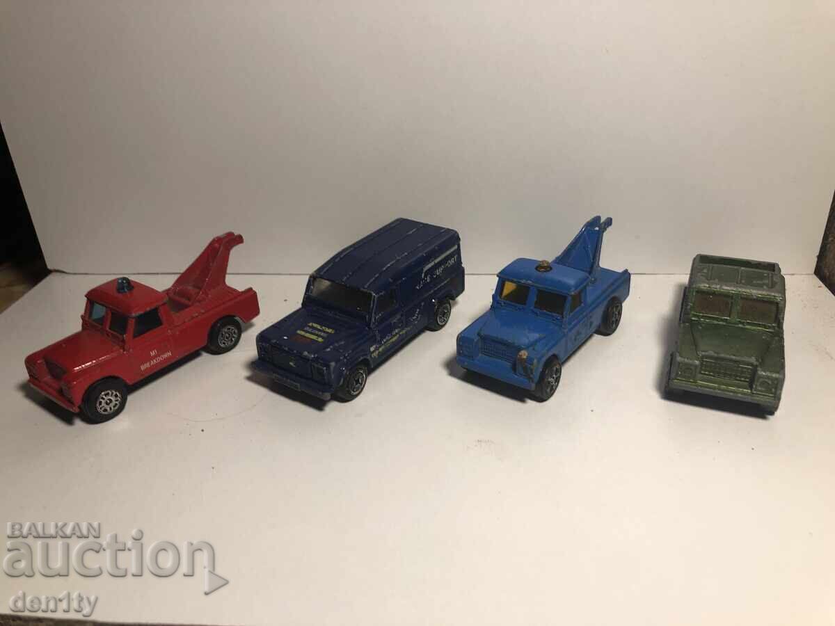 Model metalic jeep Land Rover, fabricat în Anglia, corg
