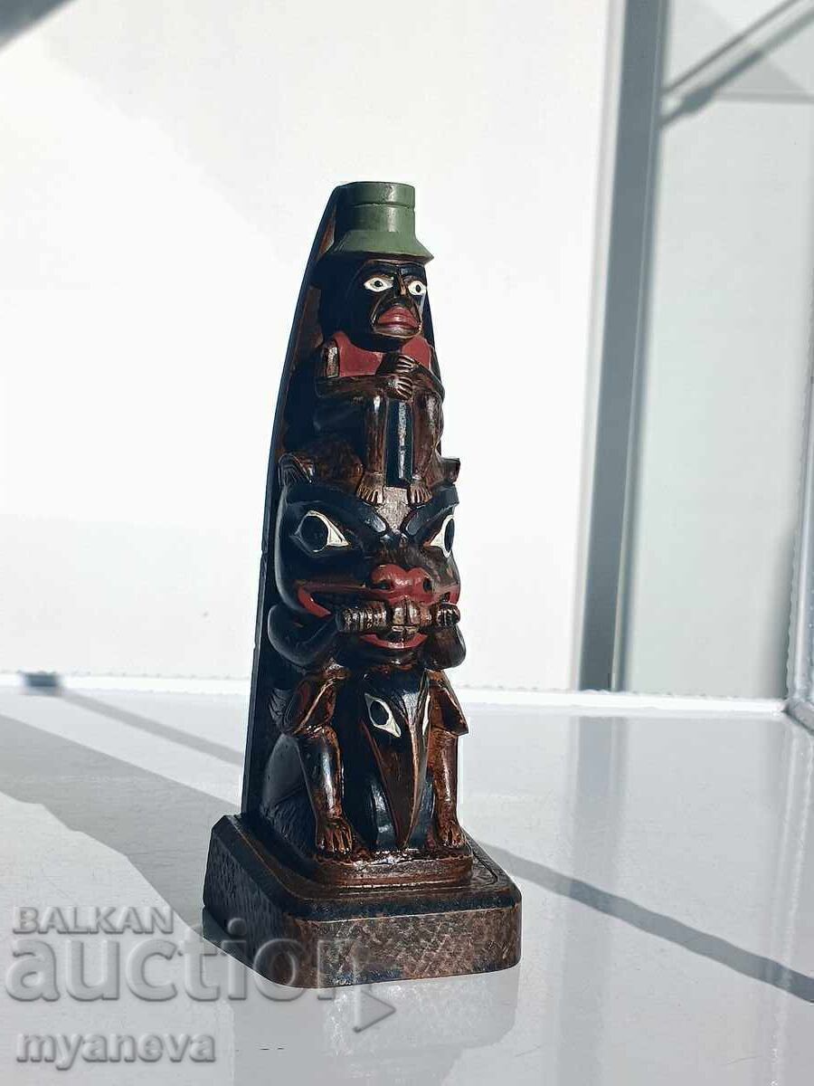 Peruvian Totem Pole Figurine