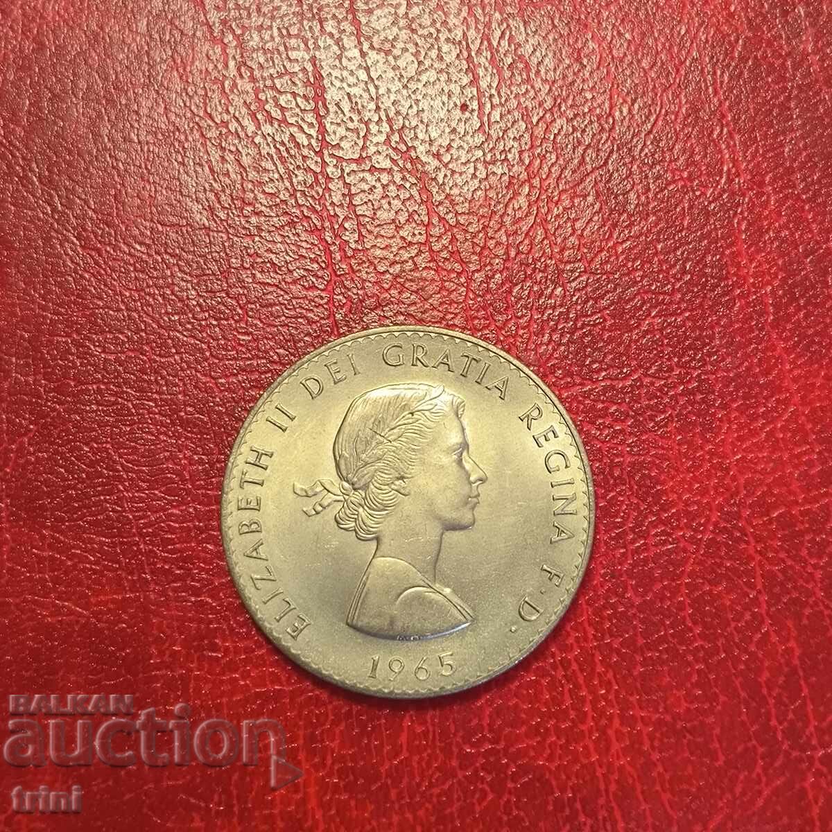United Kingdom 1 Crown 1965 Churchill with price 12.00 BGN | € 6.14