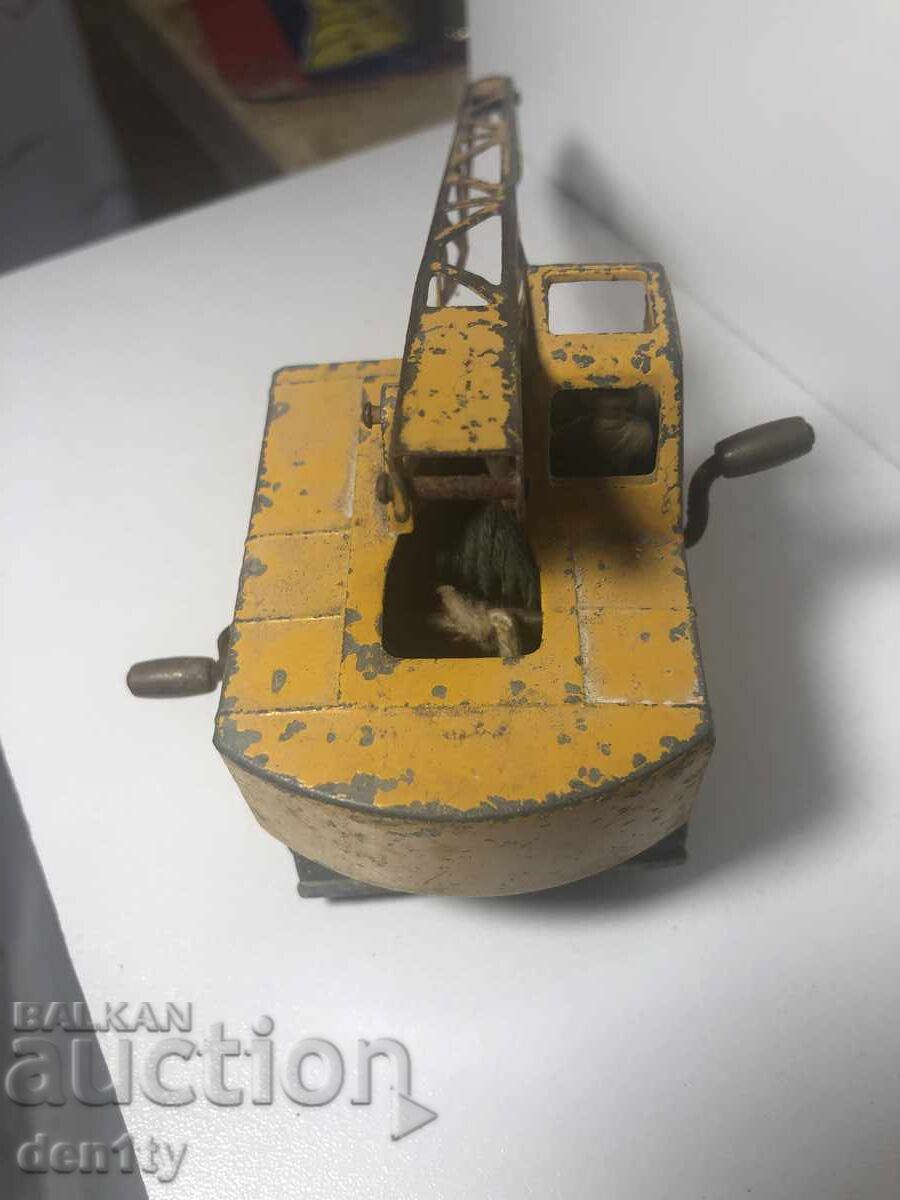 Доставка на стар метален модел кран Dinky Meccano