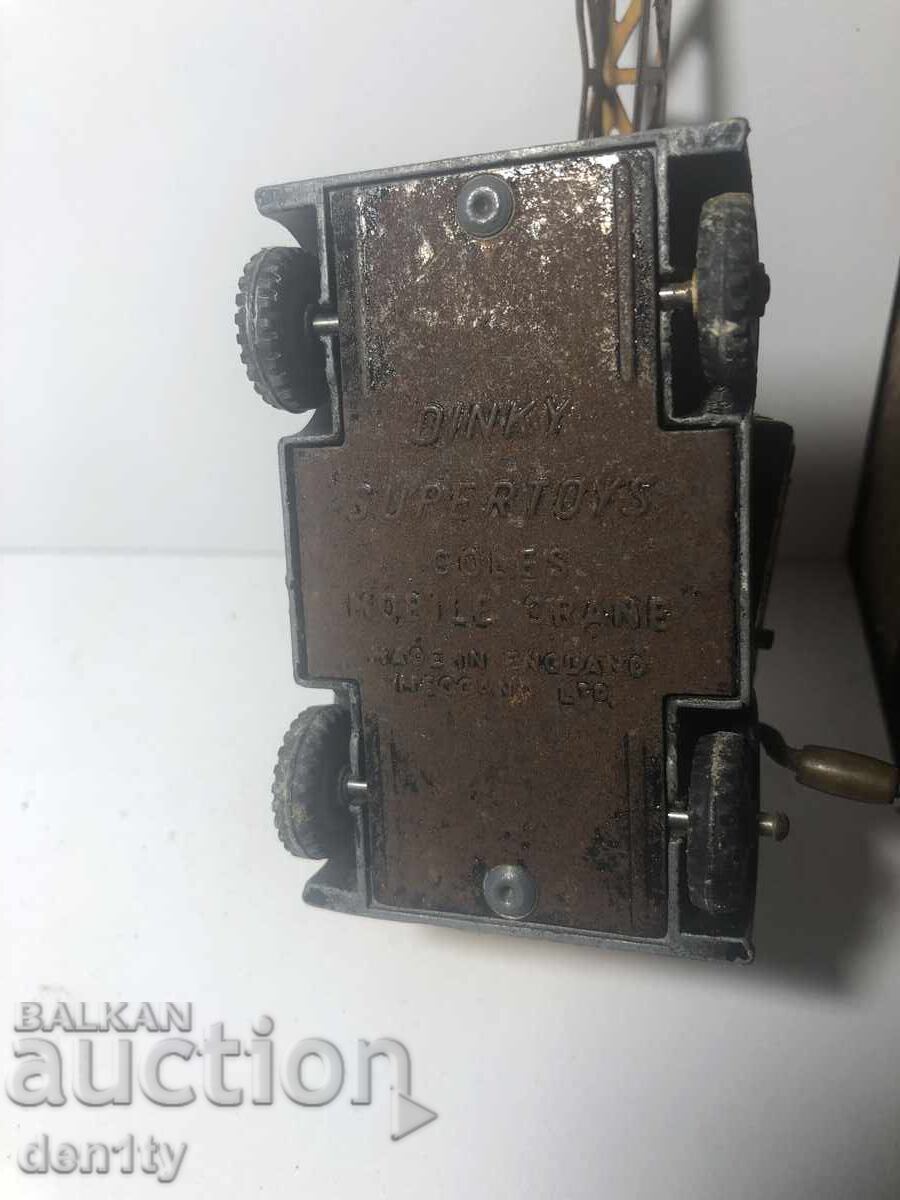 стар метален модел кран Dinky Meccano - 5