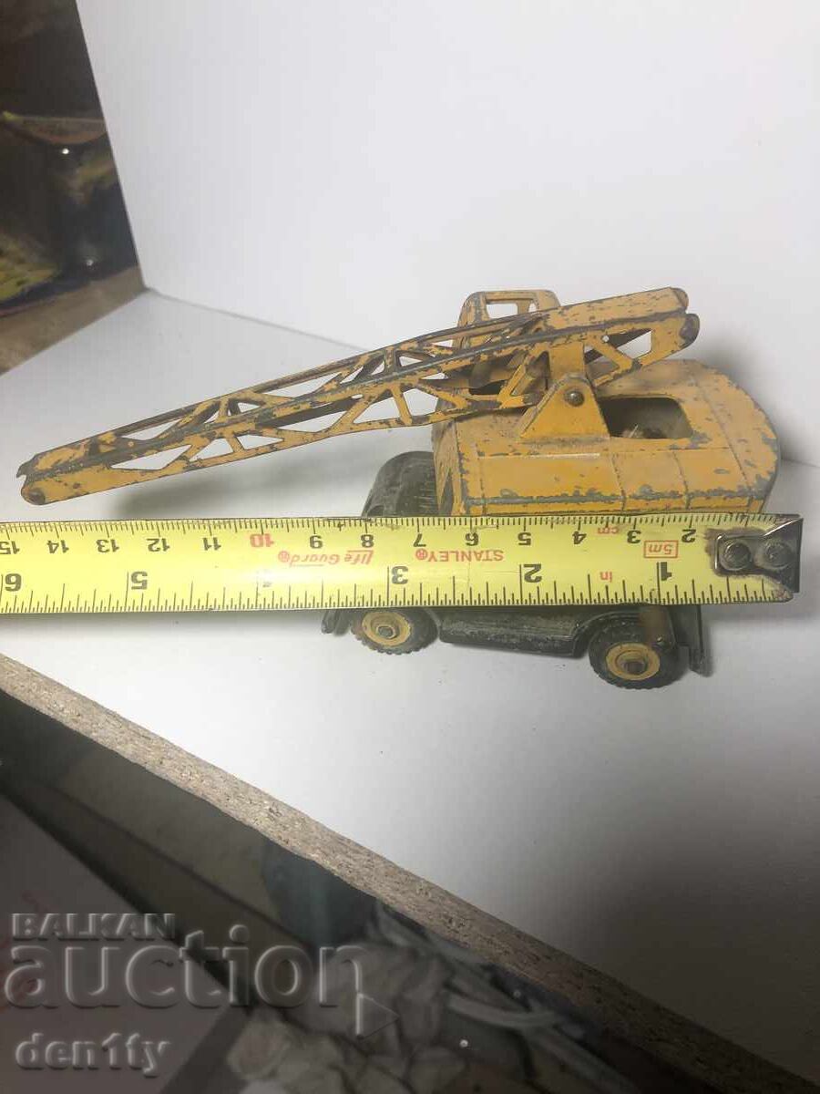 стар метален модел кран Dinky Meccano - 6