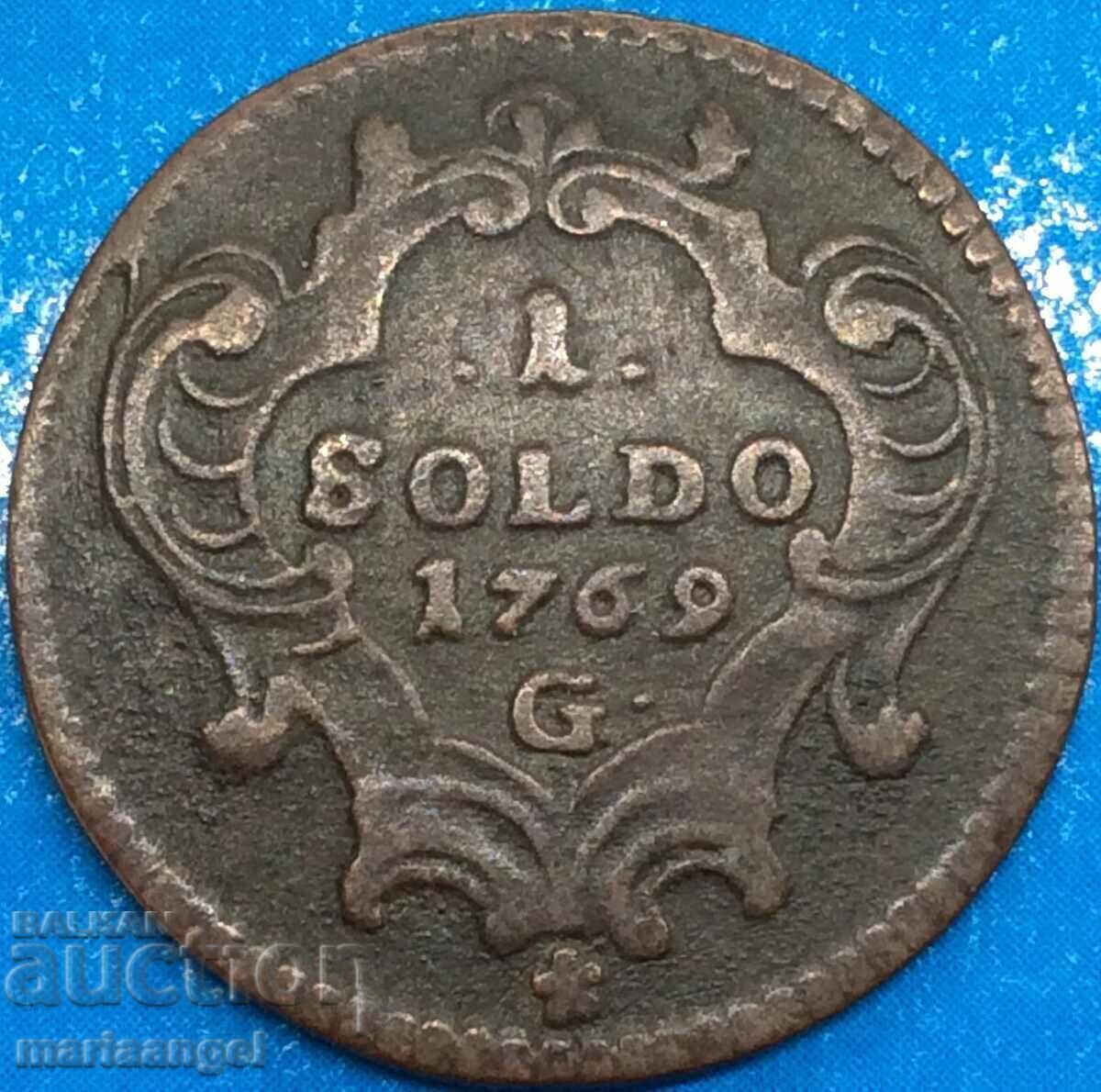 Gorizia 1 soldo 1769 Ιταλία Maria Theresa 1740-1780 με τιμή 26.01 BGN | € 13.30 Gorizia 1 soldo 1769 Ιταλία Maria Theresa 1740-1780 με τιμή 26.01 BGN | € 13.30