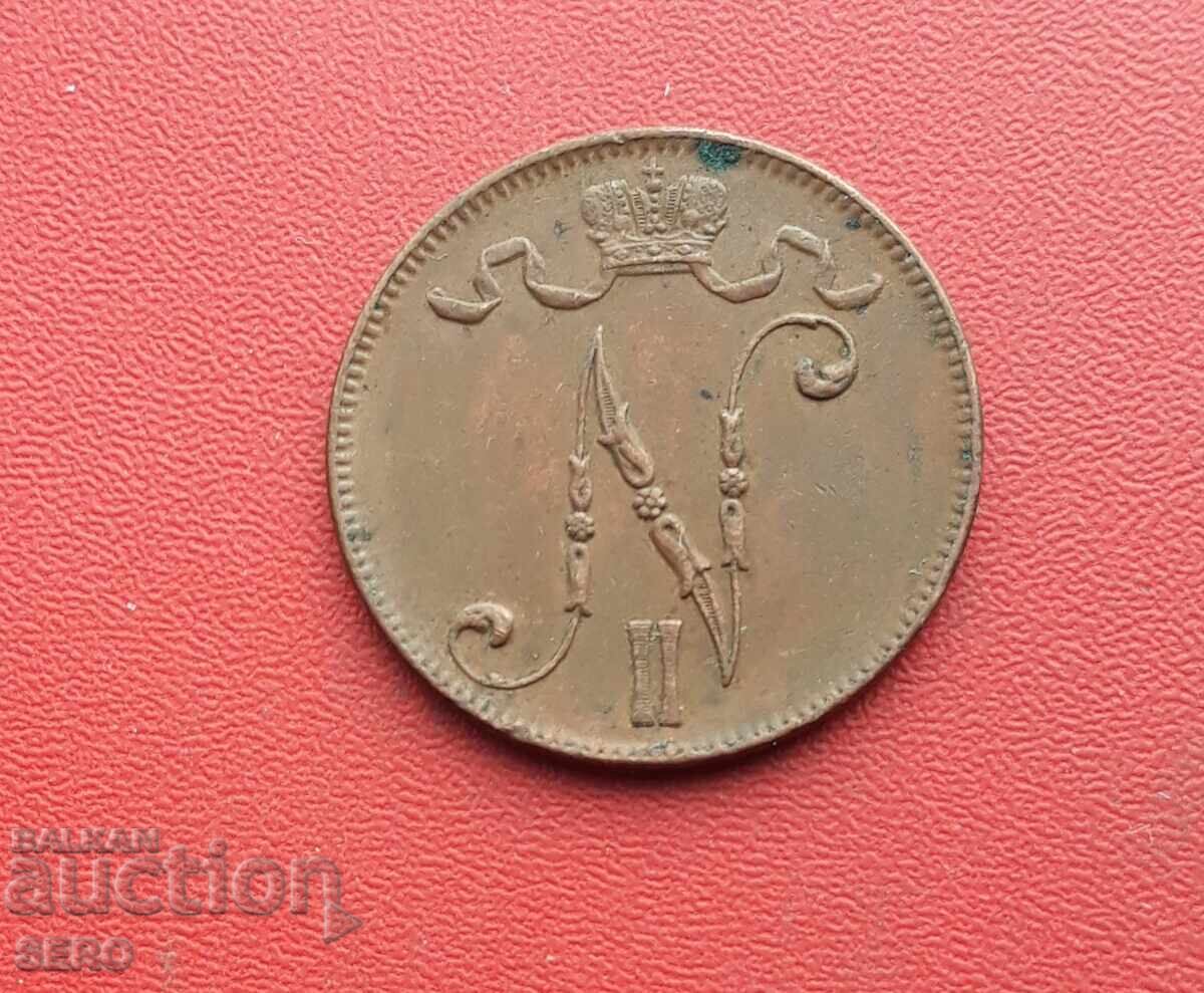 Russia/for Finland/ 5 penniä 1917 with price 7.00 BGN | € 3.58