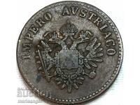 5 cenți 1852 Austria pentru Italia V - Veneția - destul de rară