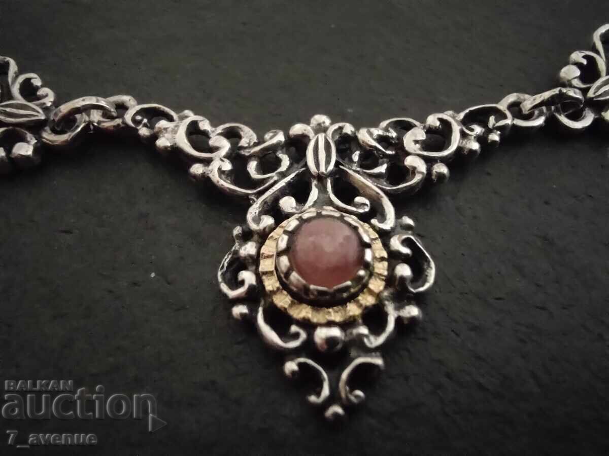 Аукцион Колие, сребърно, много красиво царствено, 1.09.2025 Аукцион Колие, сребърно, много красиво царствено, 1.09.2025