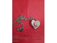 Αρχαίο κολιέ με φυσικό λίθο