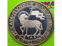 Malta 9 Tari 1969 Agnes Dei unc proof argint