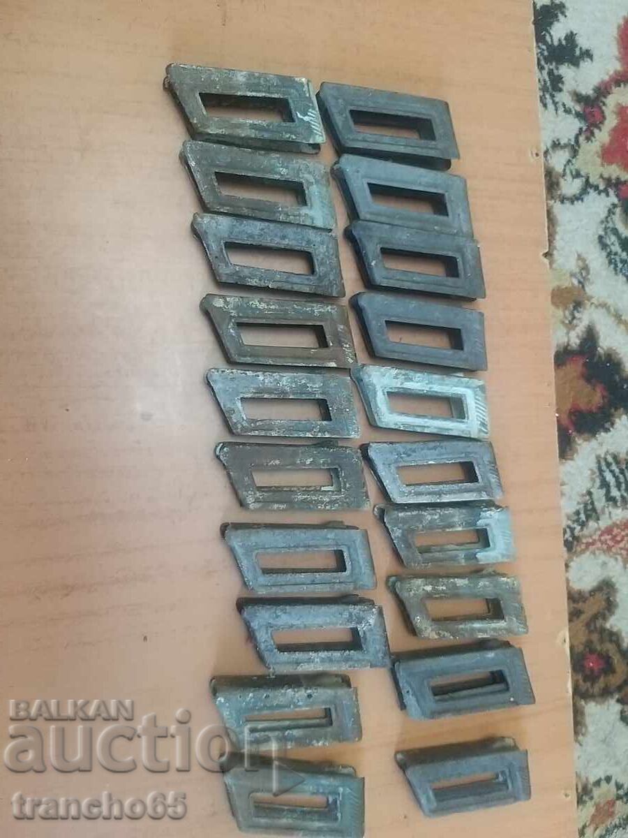 Συσκευασία, γεμιστήρας, κασσίτερος για "Manlicher" M1895. Συσκευασία, γεμιστήρας, κασσίτερος για "Manlicher" M1895.