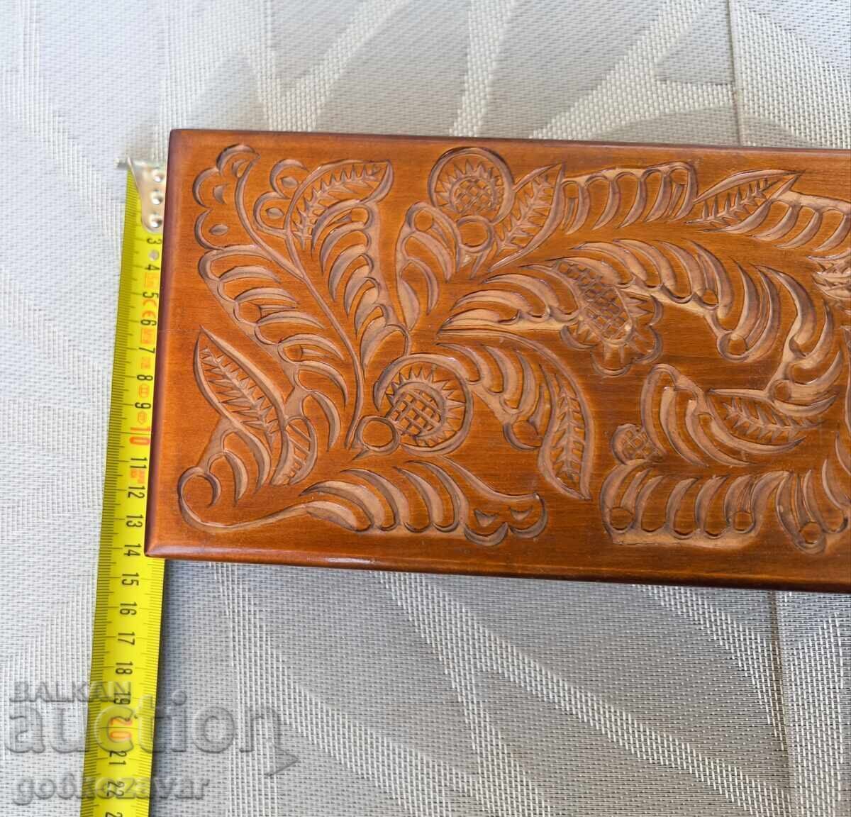 Cutie de lemn. Stil rusesc. Sculptură în lemn. URSS. Perfectă! - 7