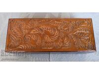 Cutie de lemn. Stil rusesc. Sculptură în lemn. URSS. Perfectă!