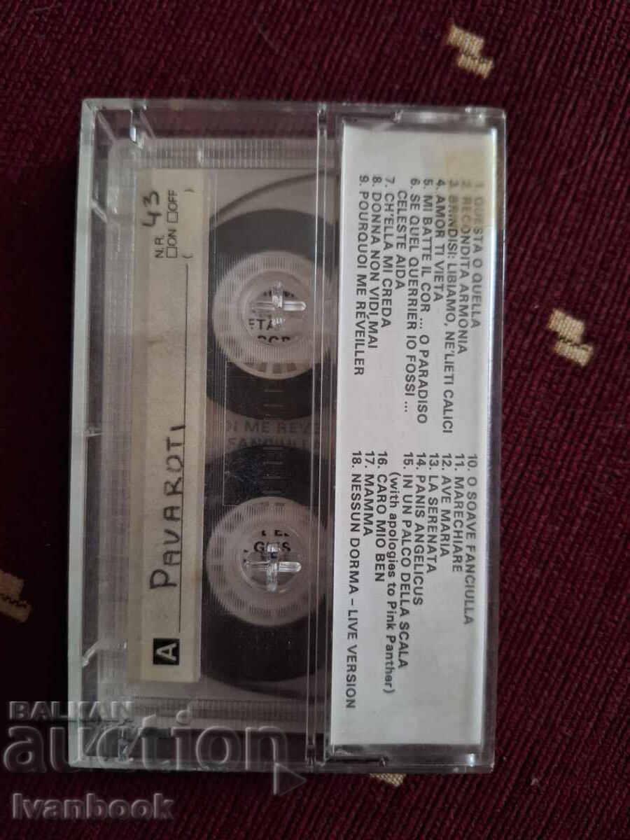 Auction  Audio Cassette - Luciano Pavarotti