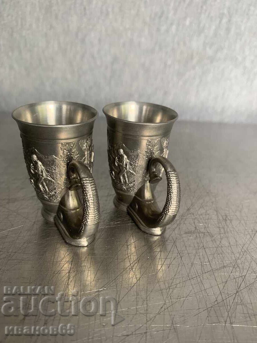 Enameled Cups - 5 Enameled Cups - 5