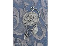 Lanț argint cu pandantiv. De la 40cm la 46cm. Vând peste 100