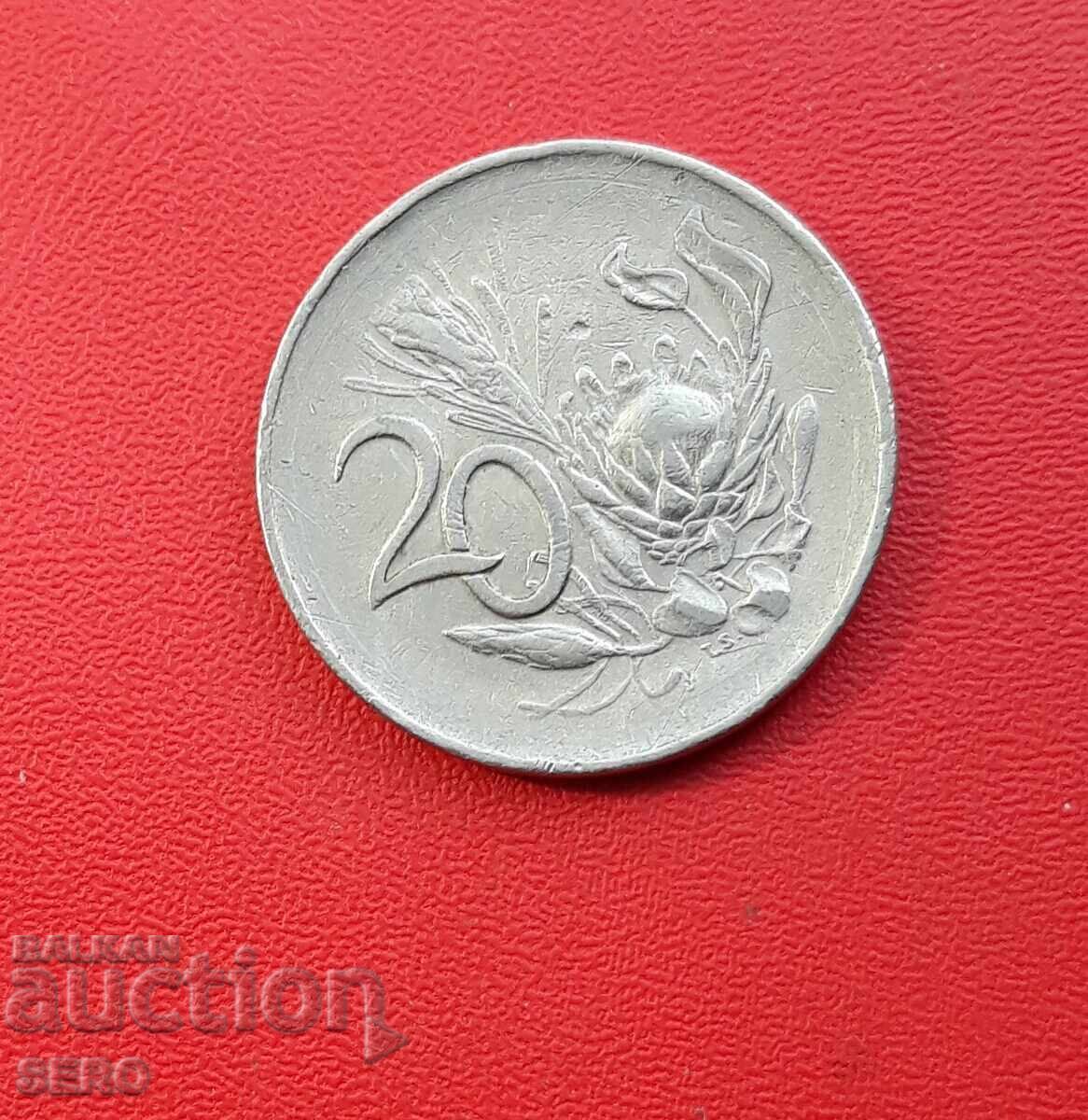 South Africa-20 cents 1965 South Africa-20 cents 1965