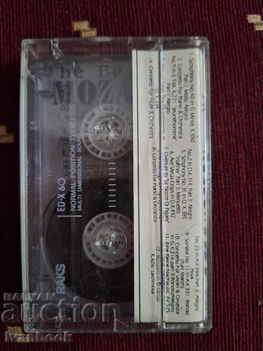 Auction Audio cassette - Mozart Auction Audio cassette - Mozart