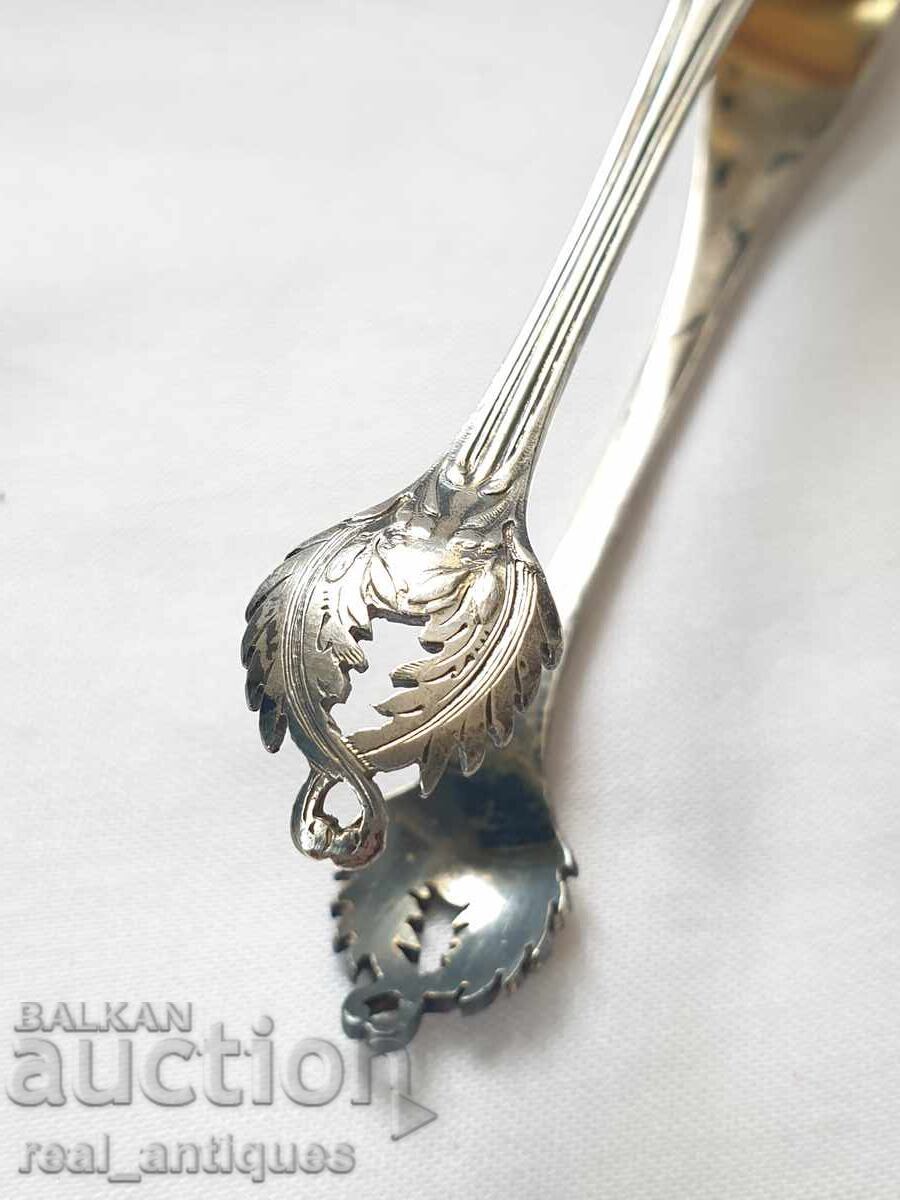 Ασημένια πρέζα ζάχαρης με τιμή 94.00 BGN | € 48.06