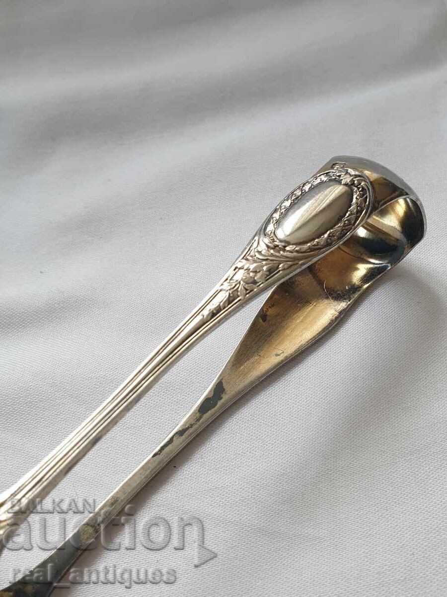 Ασημένια πρέζα ζάχαρης - 5