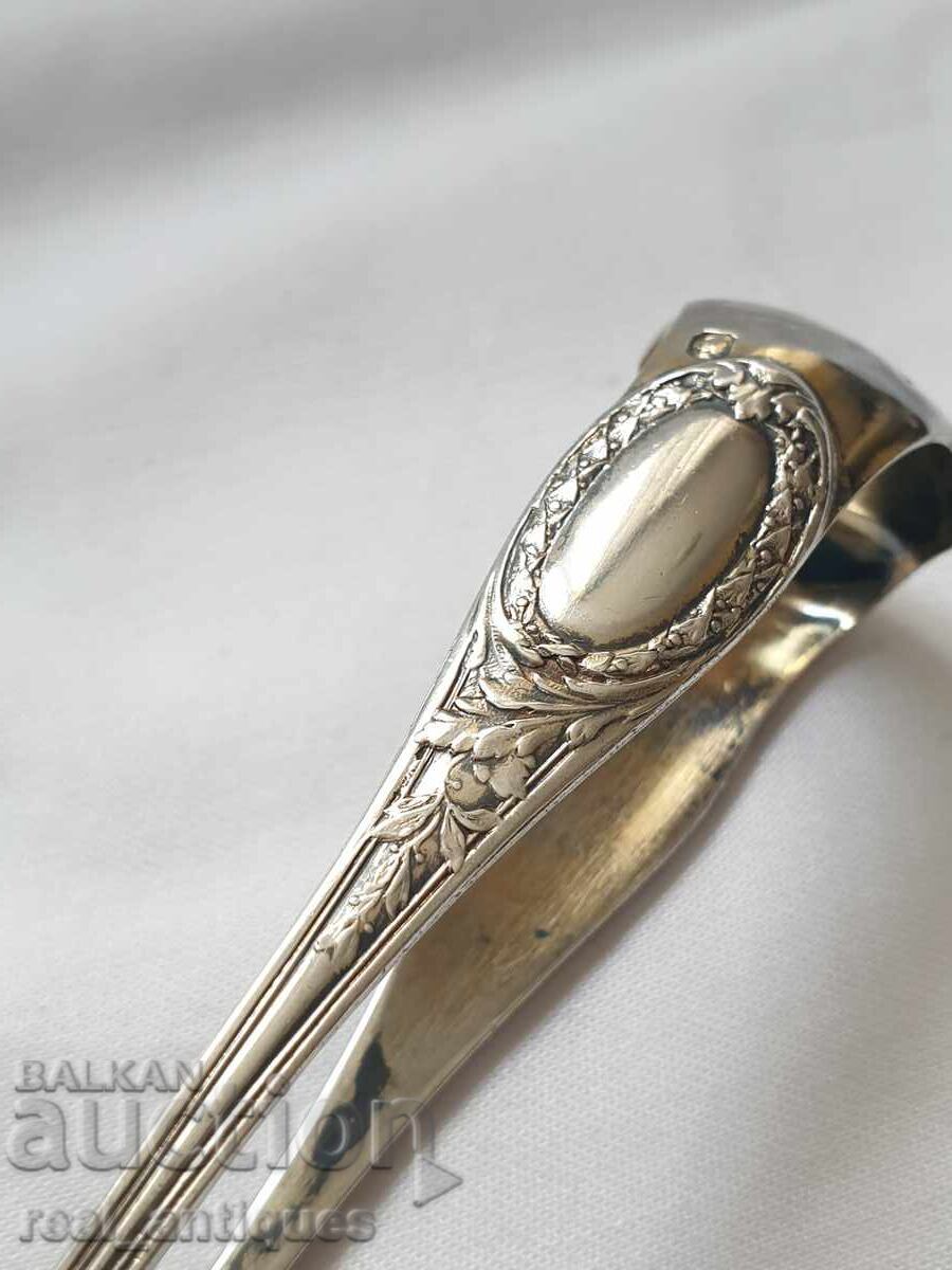 Ασημένια πρέζα ζάχαρης - 6