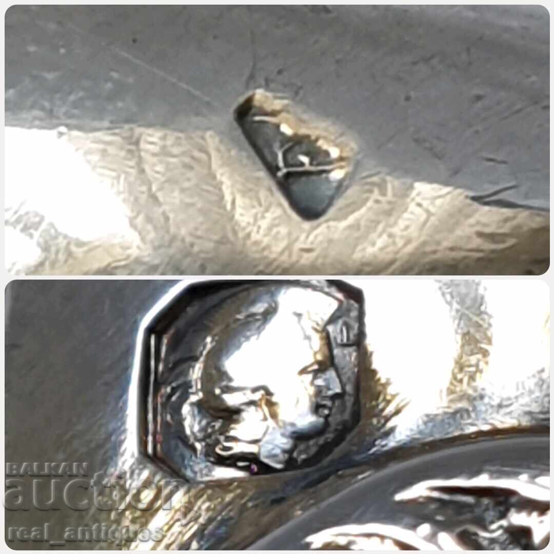 Ασημένια πρέζα ζάχαρης - 7