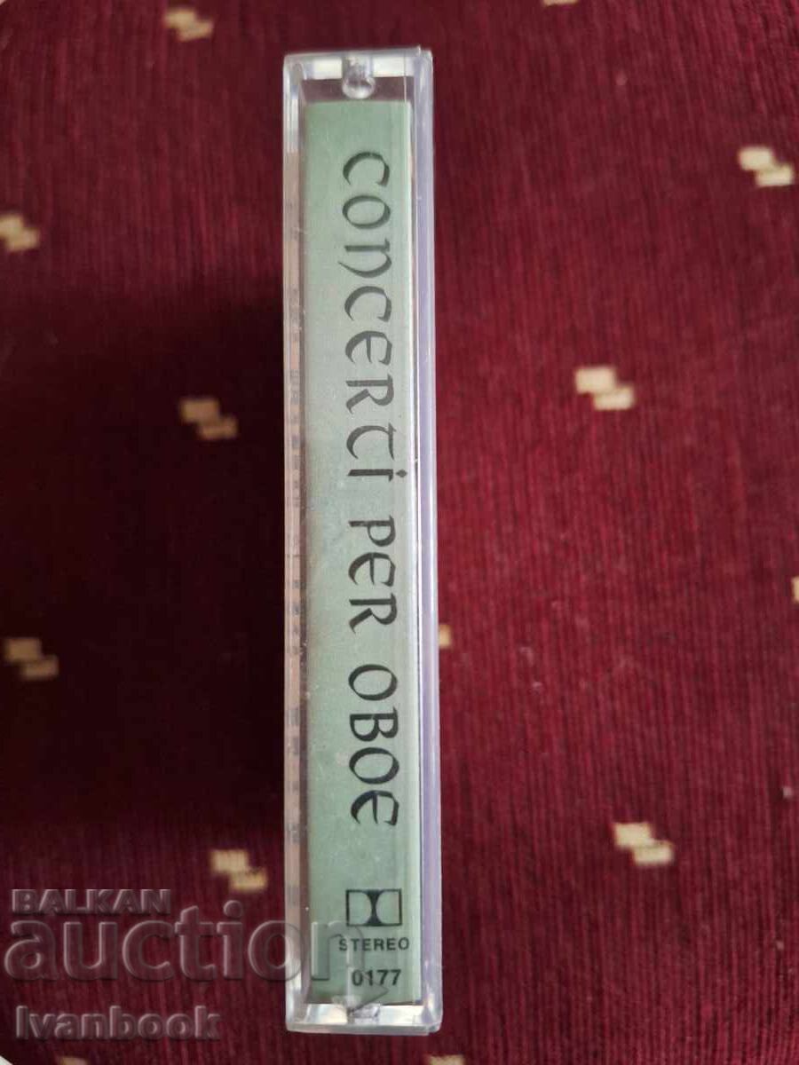 Audio Cassette - Oboe Concerto with price 3.00 BGN | € 1.53