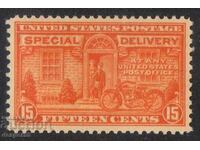 1925. САЩ. Специални доставки - пощенски мотор.