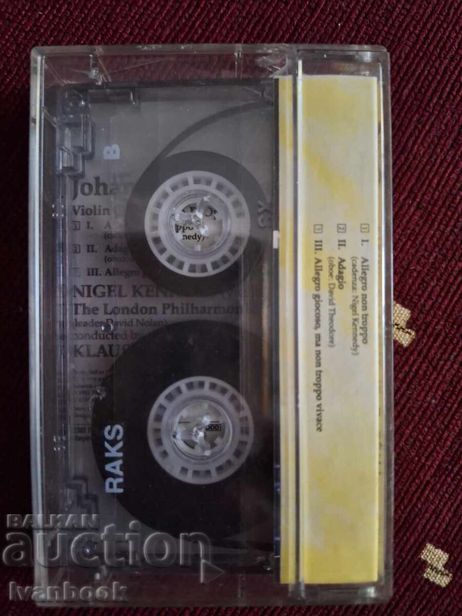 Auction  Audio Cassette - Brahms - Nigel Kennedy