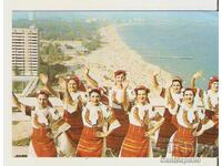 Κάρτα Βουλγαρία Θέρετρο Αλμπένα Λαογραφικό συγκρότημα*