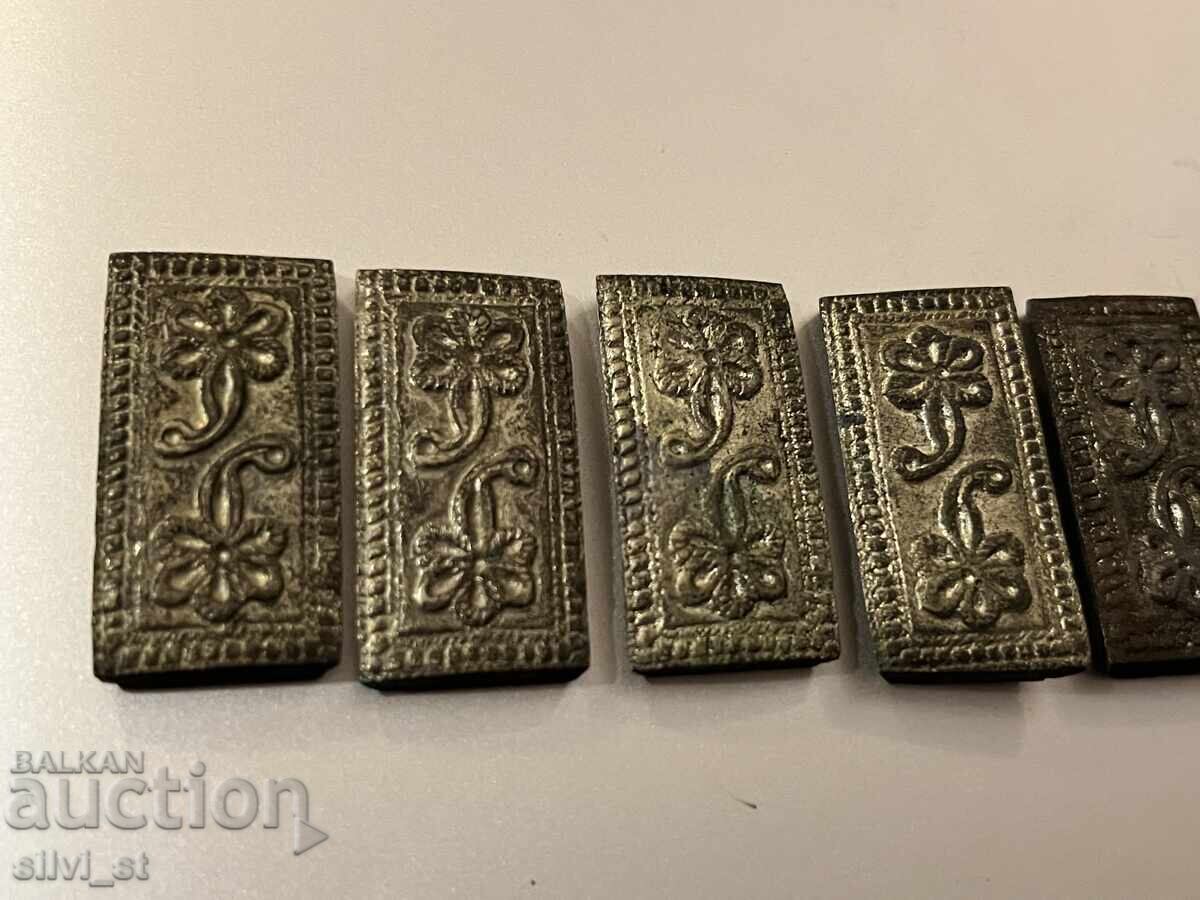 Ασημένια μέρη από αναγεννησιακή ζώνη - 5