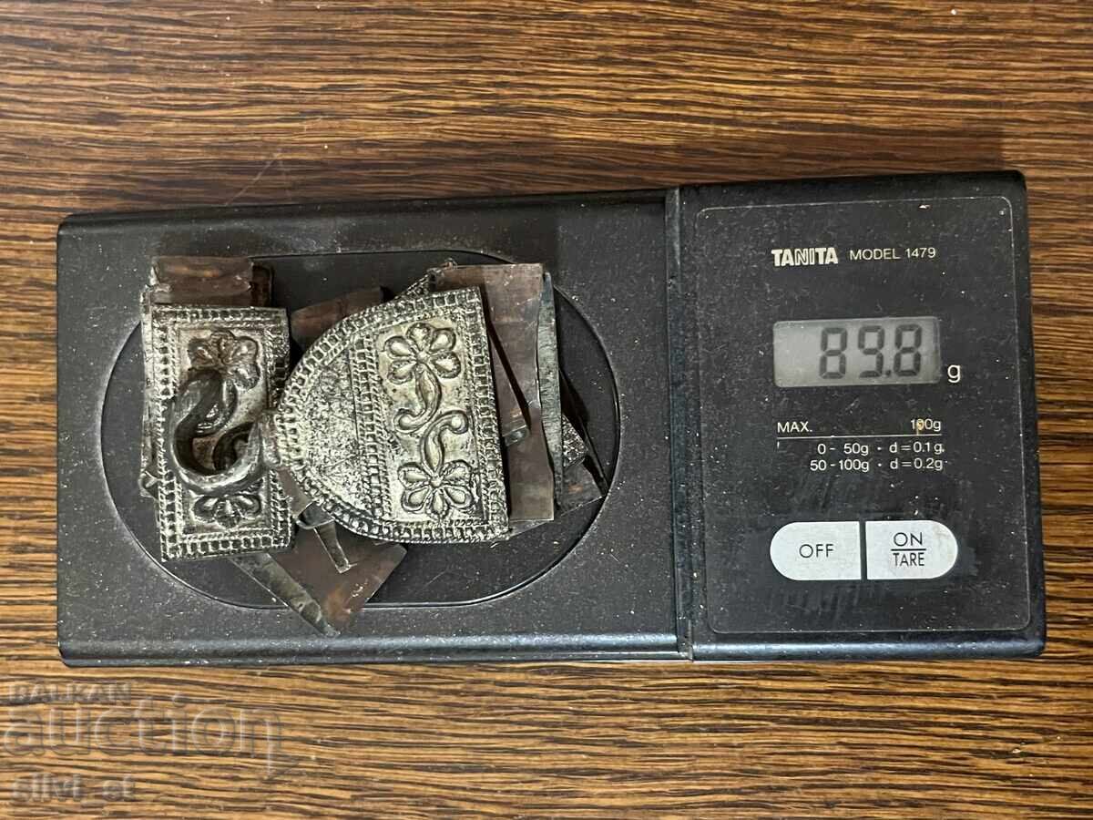 Ασημένια μέρη από αναγεννησιακή ζώνη - 7