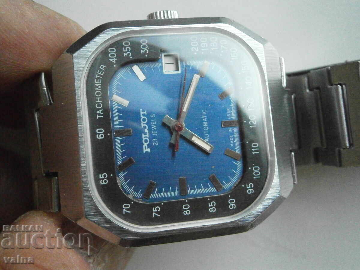 Δημοπρασία POLJOT, αυτόματο, cal 2616.2H, 23 κοσμήματα, ΕΣΣΔ, Ταχύμετρο Δημοπρασία POLJOT, αυτόματο, cal 2616.2H, 23 κοσμήματα, ΕΣΣΔ, Ταχύμετρο