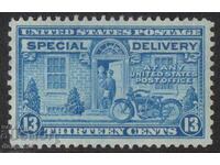 1944. SUA. Livrări speciale - motocicletă poștală