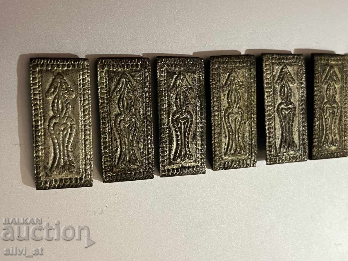 Παράδοση Ασημένια μέρη από αναγεννησιακή ζώνη