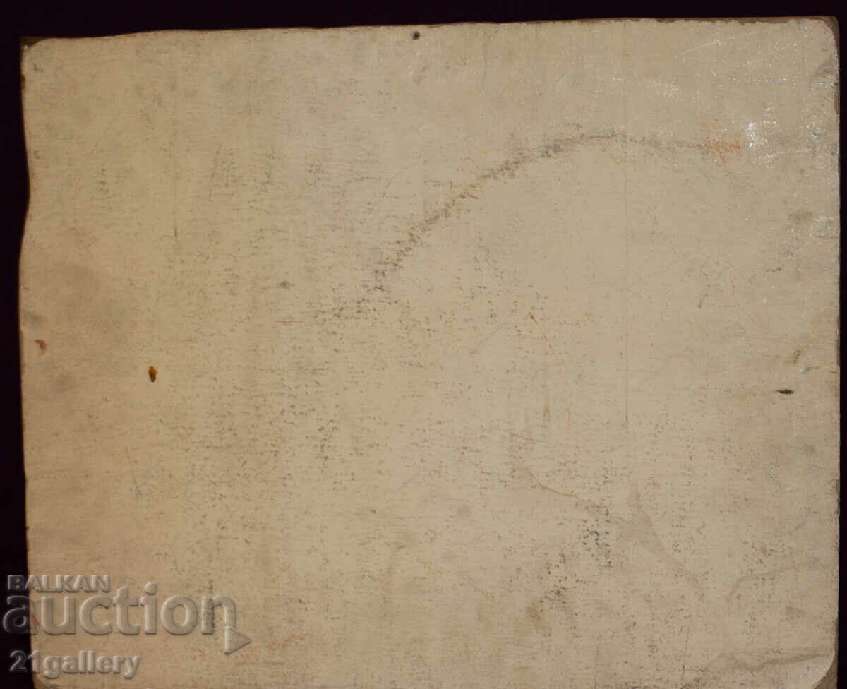 Old oil painting, city landscape - 7