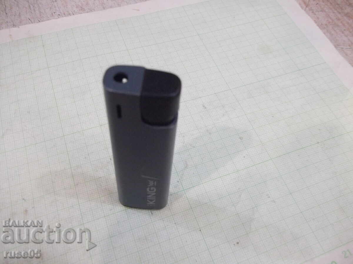 "KING" Metal Gas Piezoelectric Lighter with Soft Flame - 6