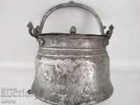 Παλιό μελί δοχείο, μικρό δοχείο με καπάκι