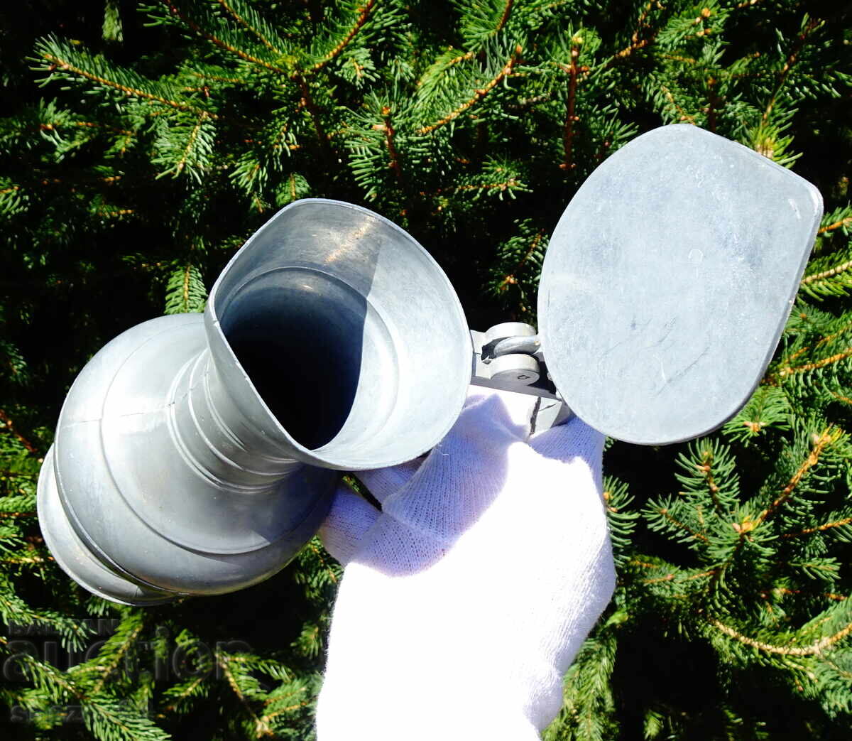 Pewter jug with lid, pewter mug 500 ml - 5