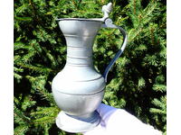 Cana de staniu cu capac, halbă de staniu 500 ml