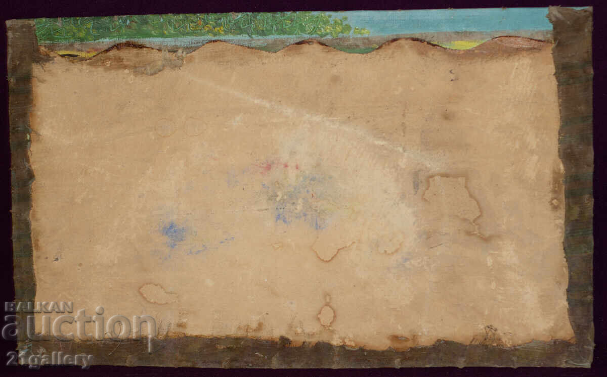 Pictură în ulei Peisaj forestier Semnat - 7