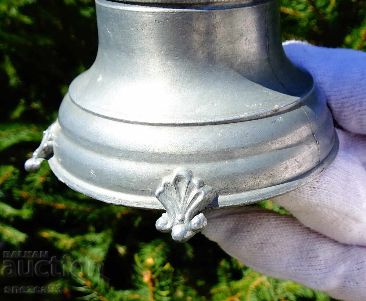 Доставка на Калаена кана с капак 200 мл.,средновековен дизайн.