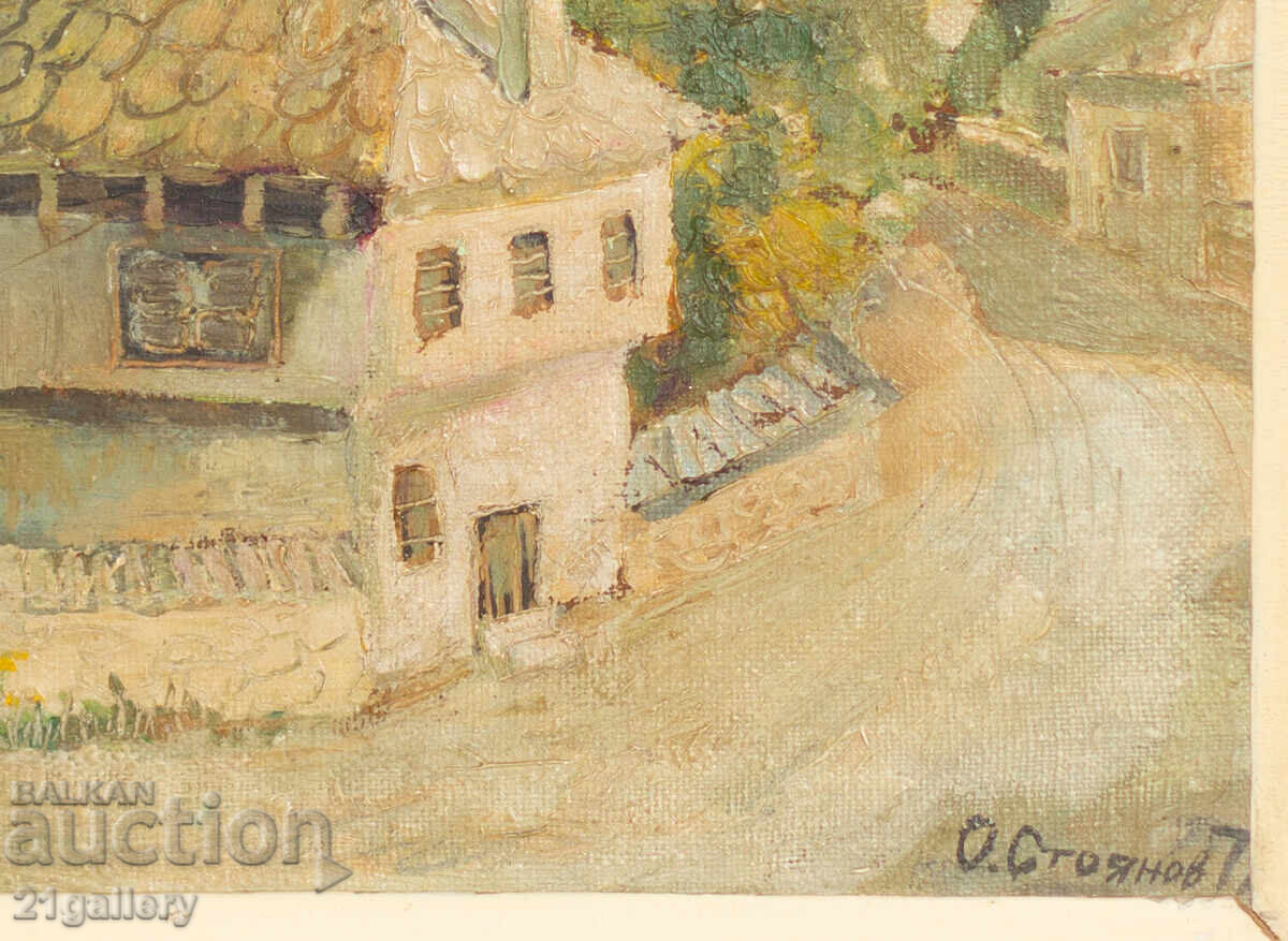 Oil painting, rural landscape 1979 - 5