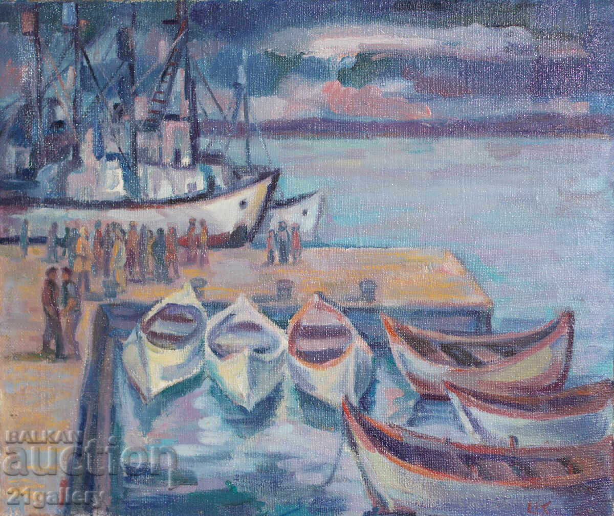 Tsvetana Kosturkova (1914 - 2011) Oil Painting Landscape with price 1400.00 BGN | € 715.81