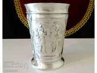 Cană de cositor, halbă 300 ml., Poșta Bavareză