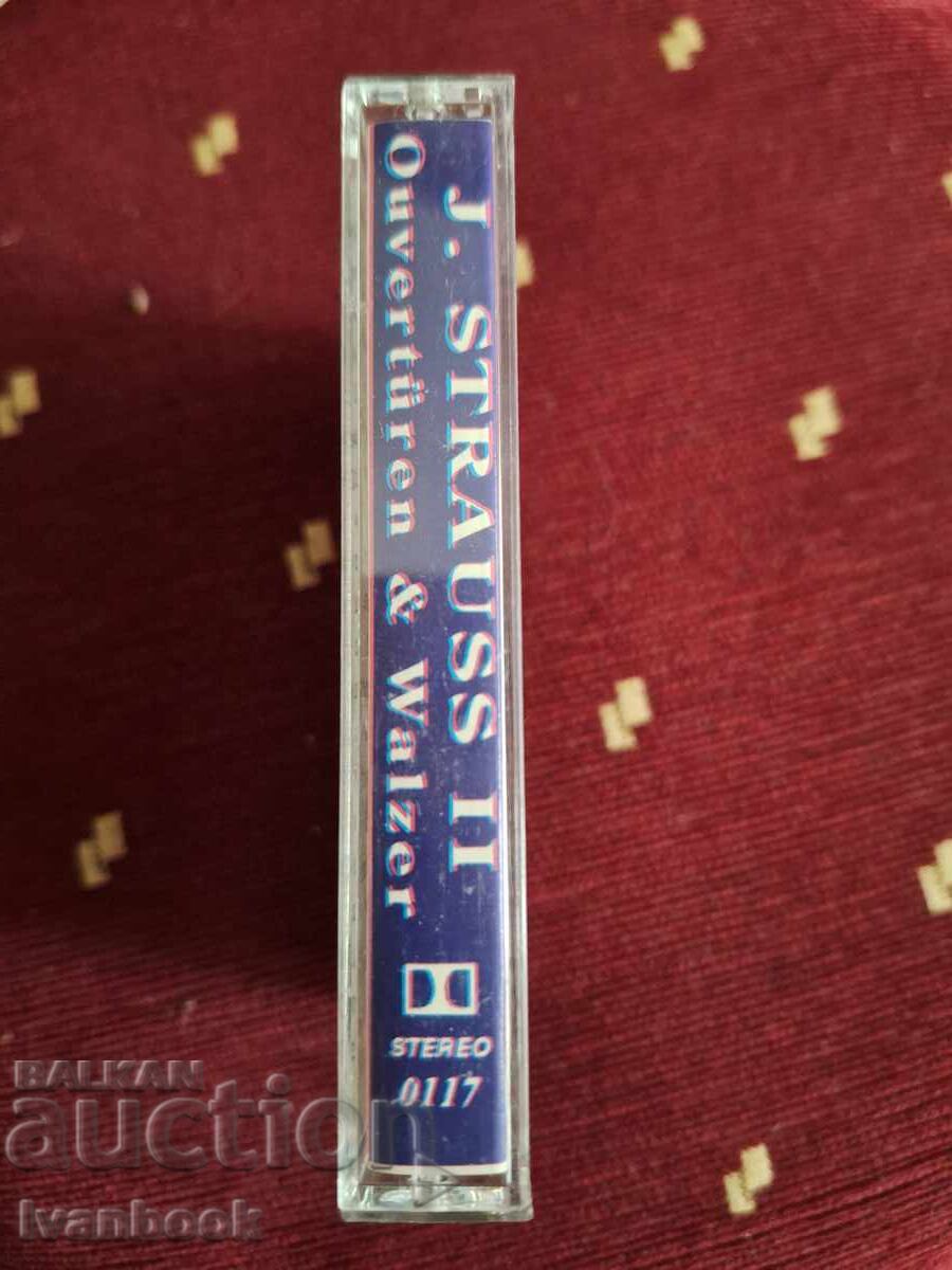 Audio cassette - J. Strauss with price 3.00 BGN | € 1.53