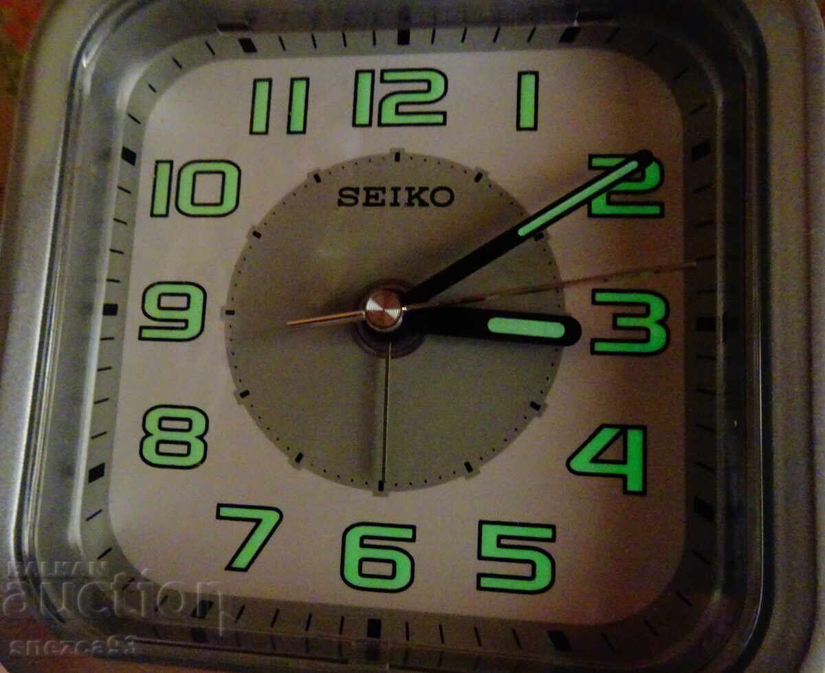 Настолен часовник,будилник Seiko. - 7