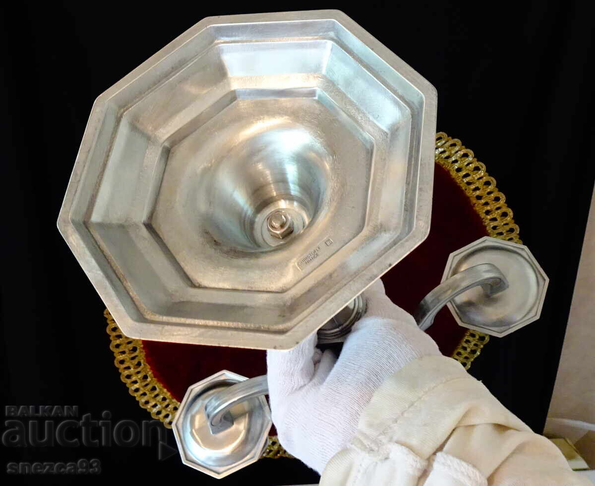 Christofle candlestick set of four, 1.7 kg, Cluny model - 5